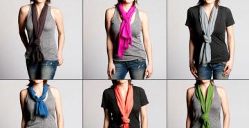 Как красиво завязать шарф на шее: самые интересные варианты